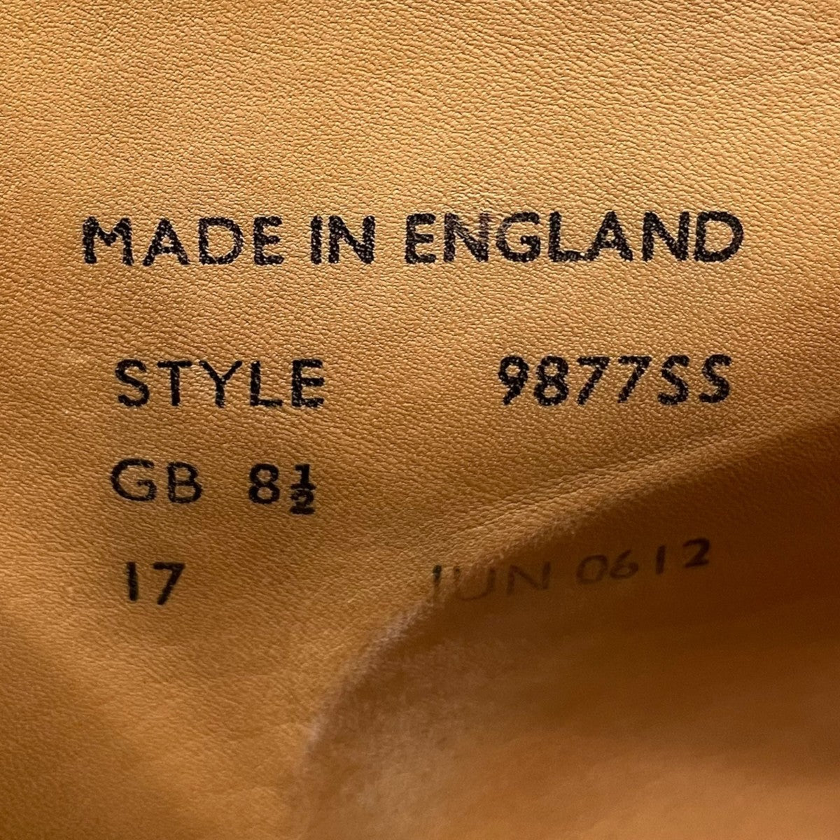 SANDERS チャッカブーツ Brit Chukka ブリットチャッカ 9877SS 古着・中古-9枚目のアイテム画像