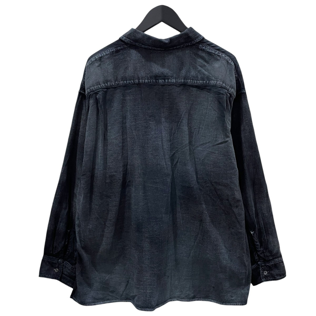 26SS 加工長袖シャツ BRUSHSTROKE AGING SHIRT ブラッシュストローク エージング シャツ ANC-SH79