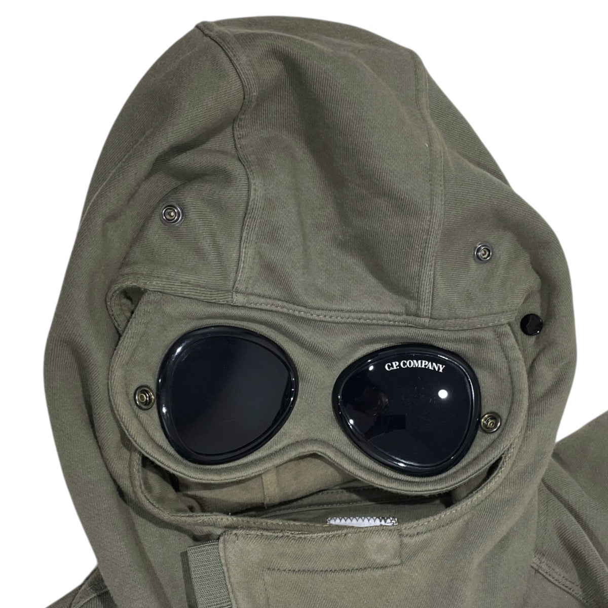 22AW ジップアップパーカー Goggle Full Zip Sweatshirt ゴーグルフード フルジップ スウェットシャツ 13CMSS055A 005086W