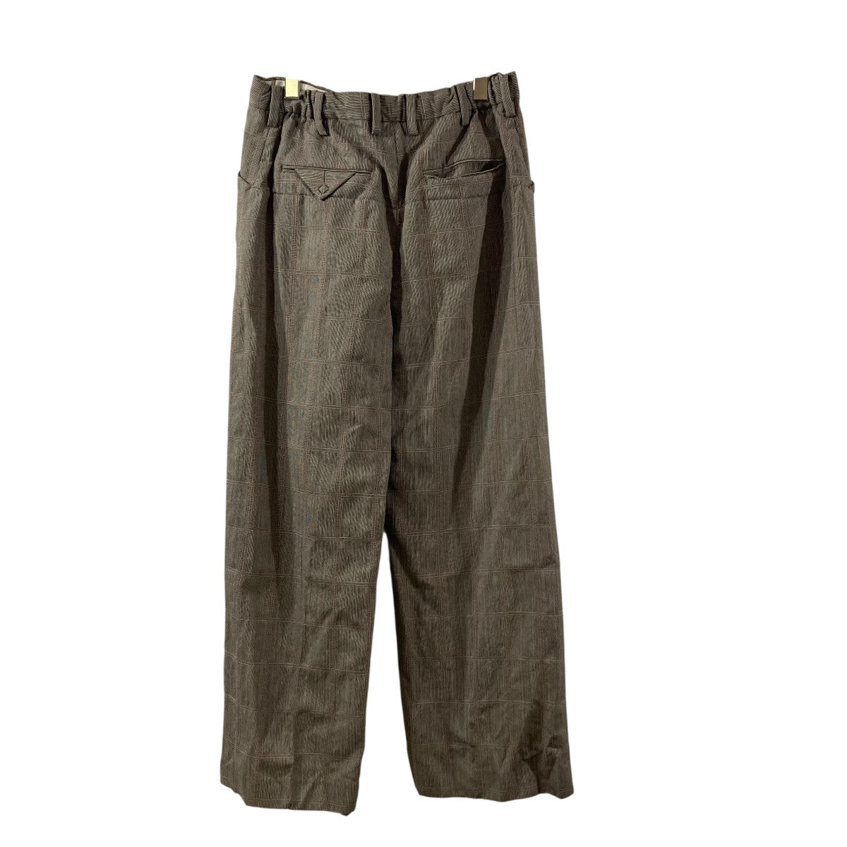 ANCIENT CHECK WIDE STRAIGHT PANTSチェックワイドパンツ20S47
