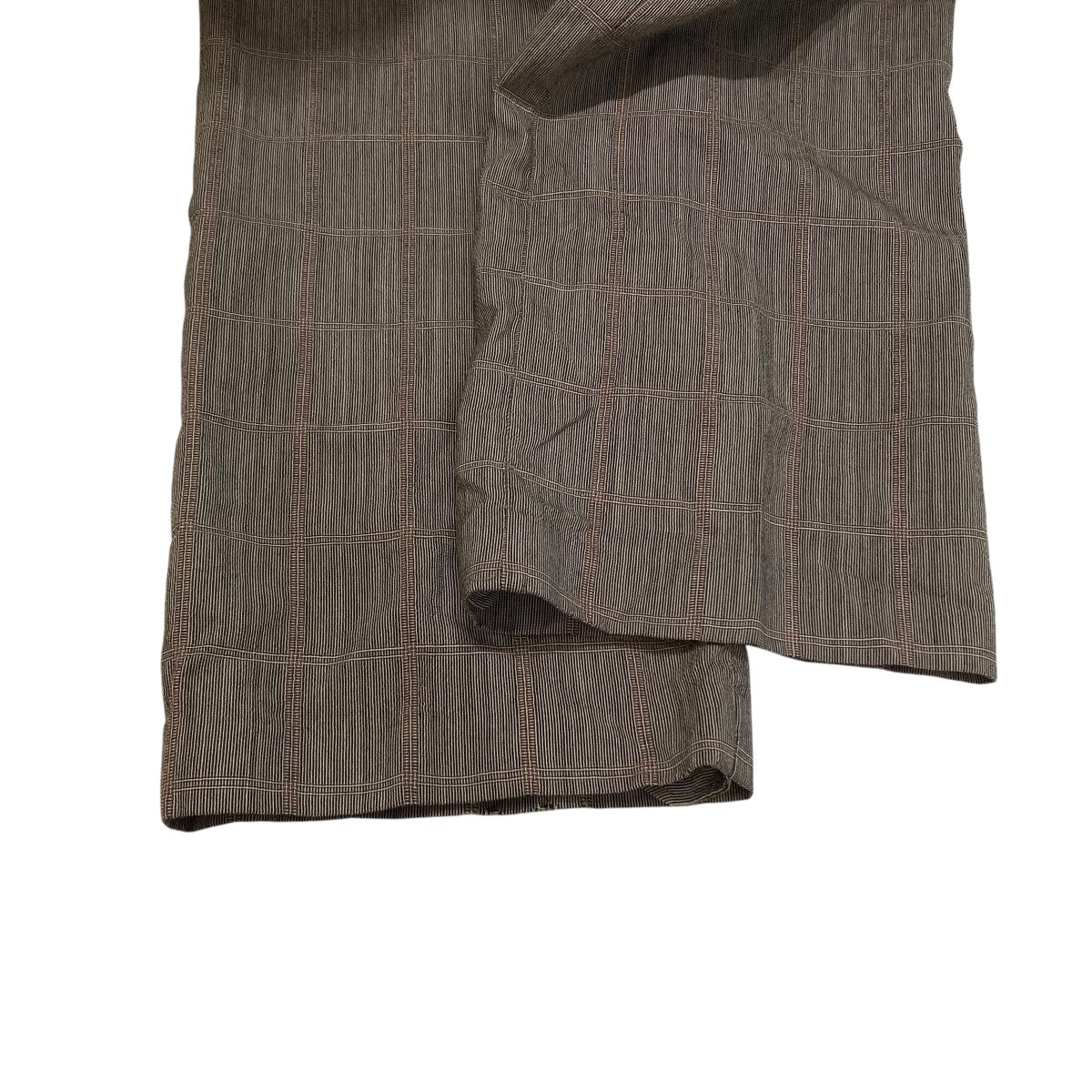 ANCIENT CHECK WIDE STRAIGHT PANTSチェックワイドパンツ20S47