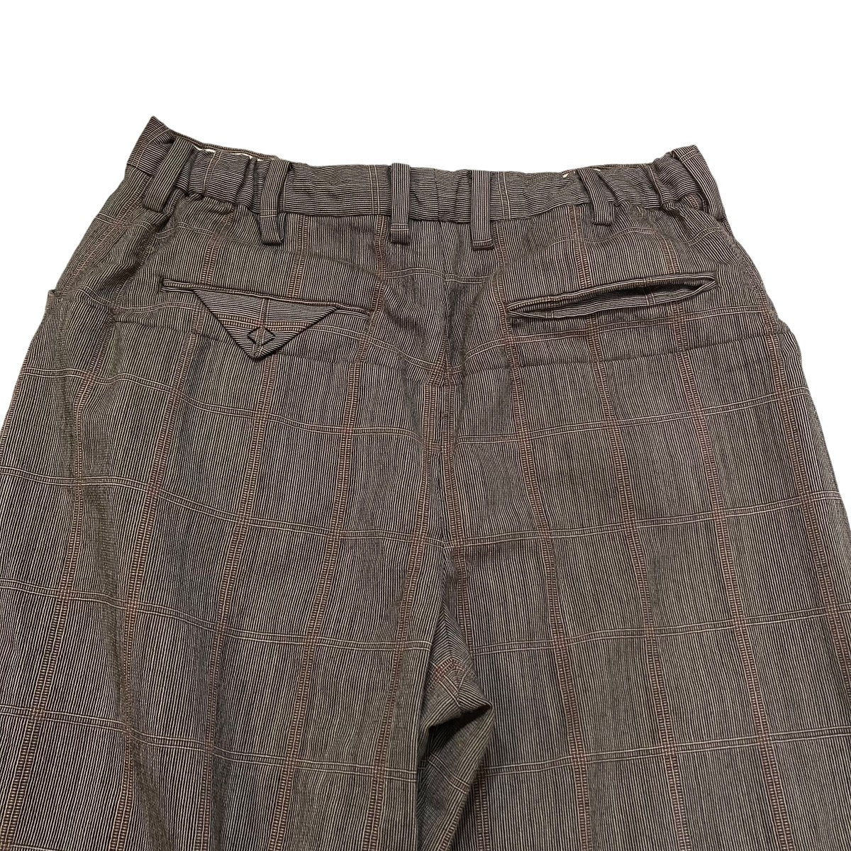 ANCIENT CHECK WIDE STRAIGHT PANTSチェックワイドパンツ20S47