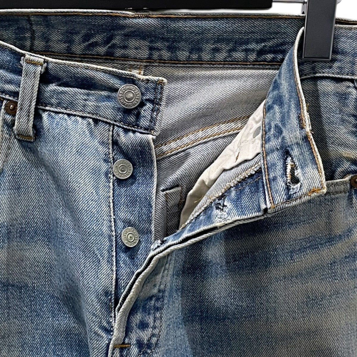 デニムパンツ ボタン裏6
