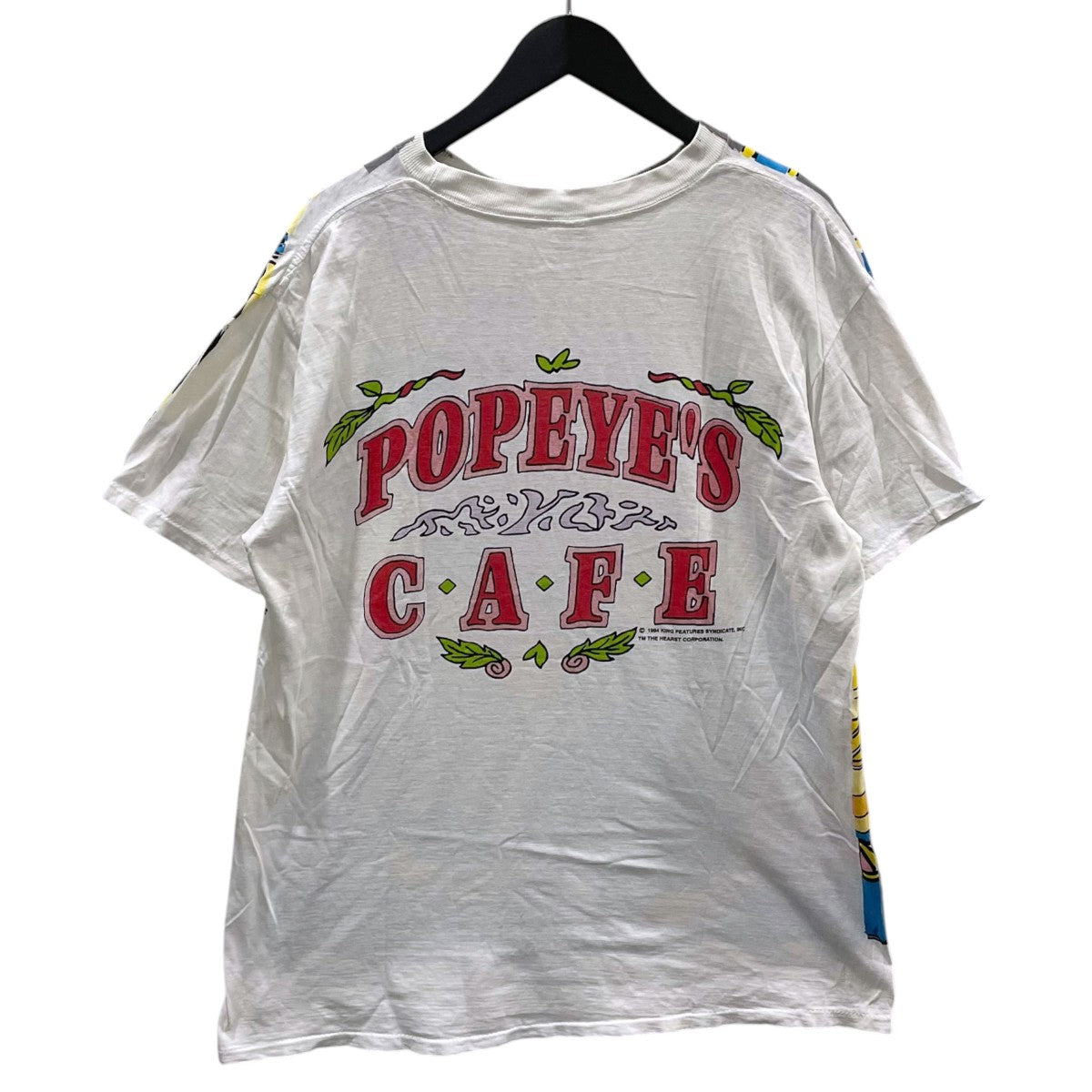 90s プリントTシャツ POPEYE’S CAFE ポパイズ カフェ
