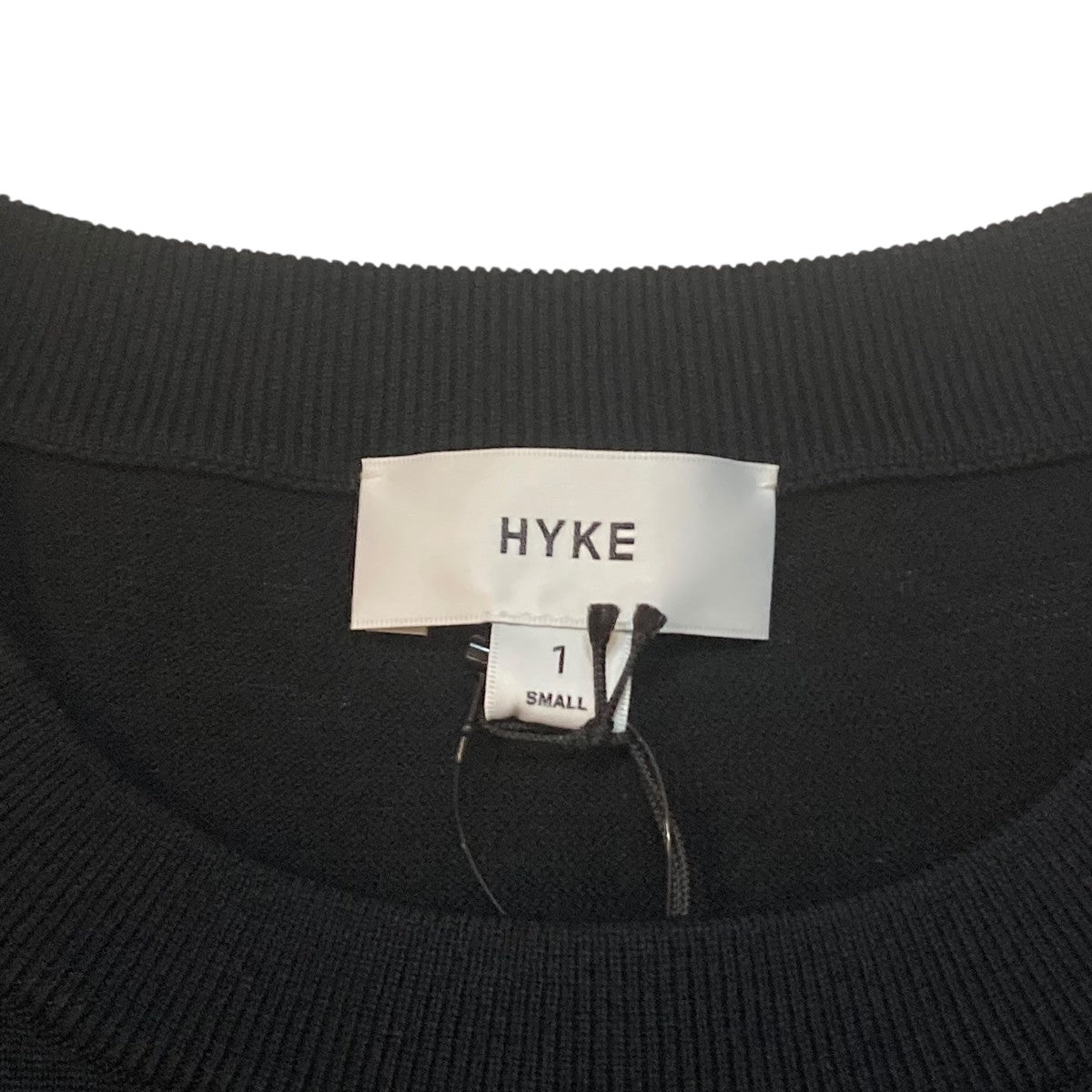CREW NECK CROPPED SWEATER WITH SHEER SLEEVEニット251-11387