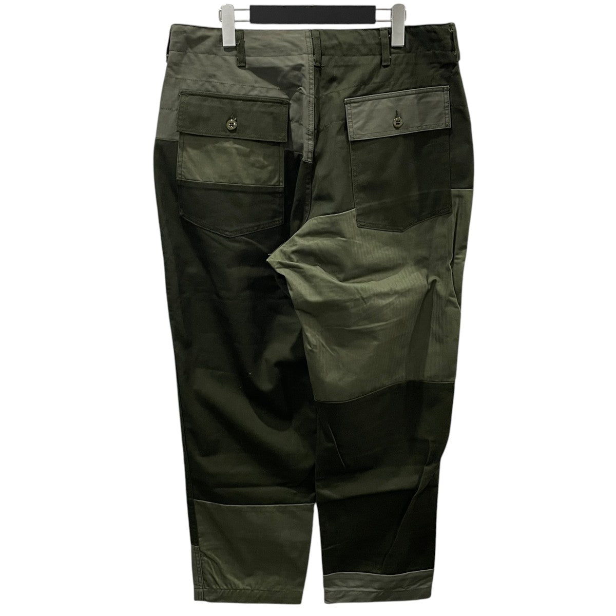 Engineered Garments ベイカーパンツ Fatigue Pant - Cotton Ripstop ／ Twill Patchwork ファティーグパンツ コットンリップストップ ／ ツイル パッチワーク 古着・中古-2枚目のアイテム画像