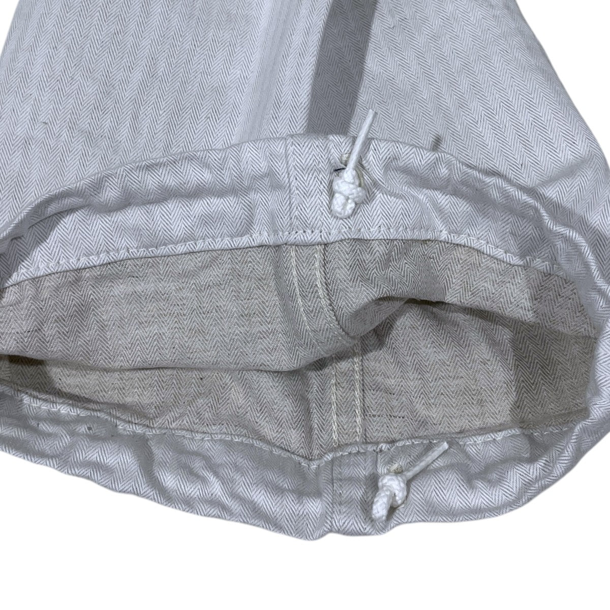 ヘリンボーンコットンリネンパンツ MODULAR POCKET PANTS モジュラーポケットパンツ