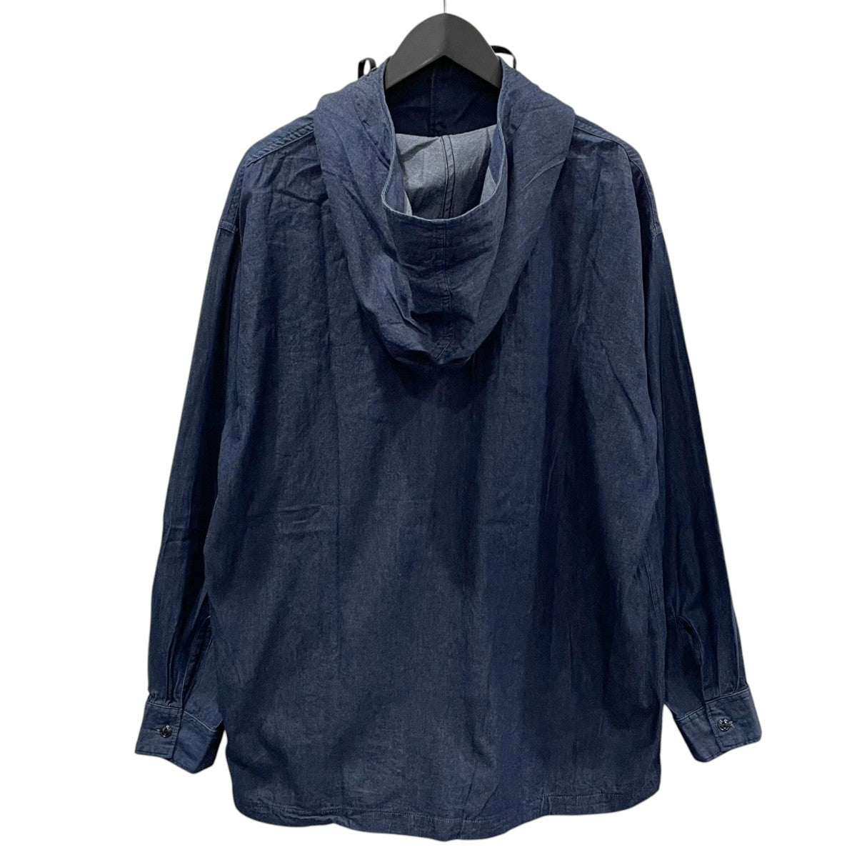 フーデッドプルオーバーデニムシャツ cagoule shirt カグールシャツ