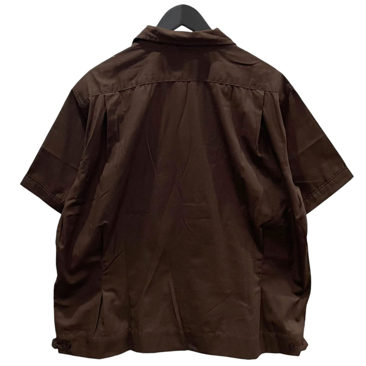 オープンカラー半袖シャツ S／S WORK SHIRT - PC Poplin ショートスリーブ ワークシャツ ポリエステル コットン ポプリン