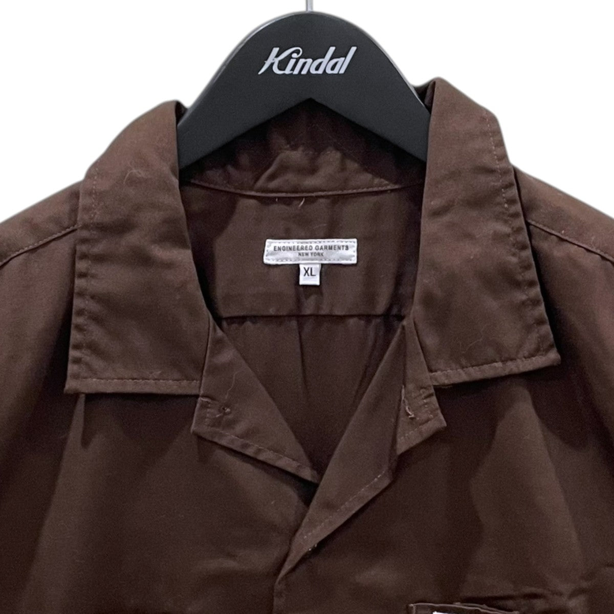 オープンカラー半袖シャツ S／S WORK SHIRT - PC Poplin ショートスリーブ ワークシャツ ポリエステル コットン ポプリン