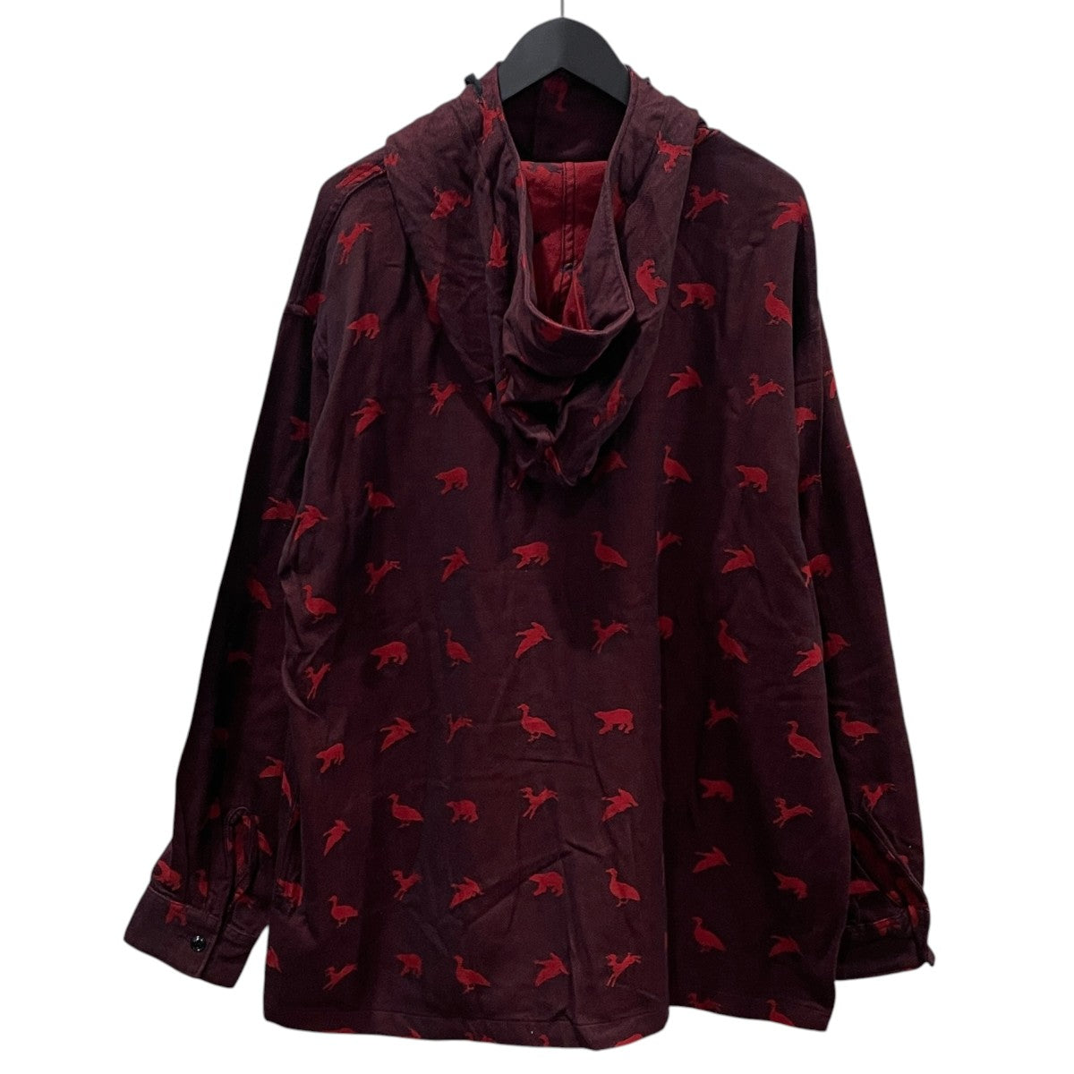 18AW プルオーバーフーデッドジャケット Cagoule Shirt - Game Animal Jacquard カグールシャツ - ゲームアニマルジャガード