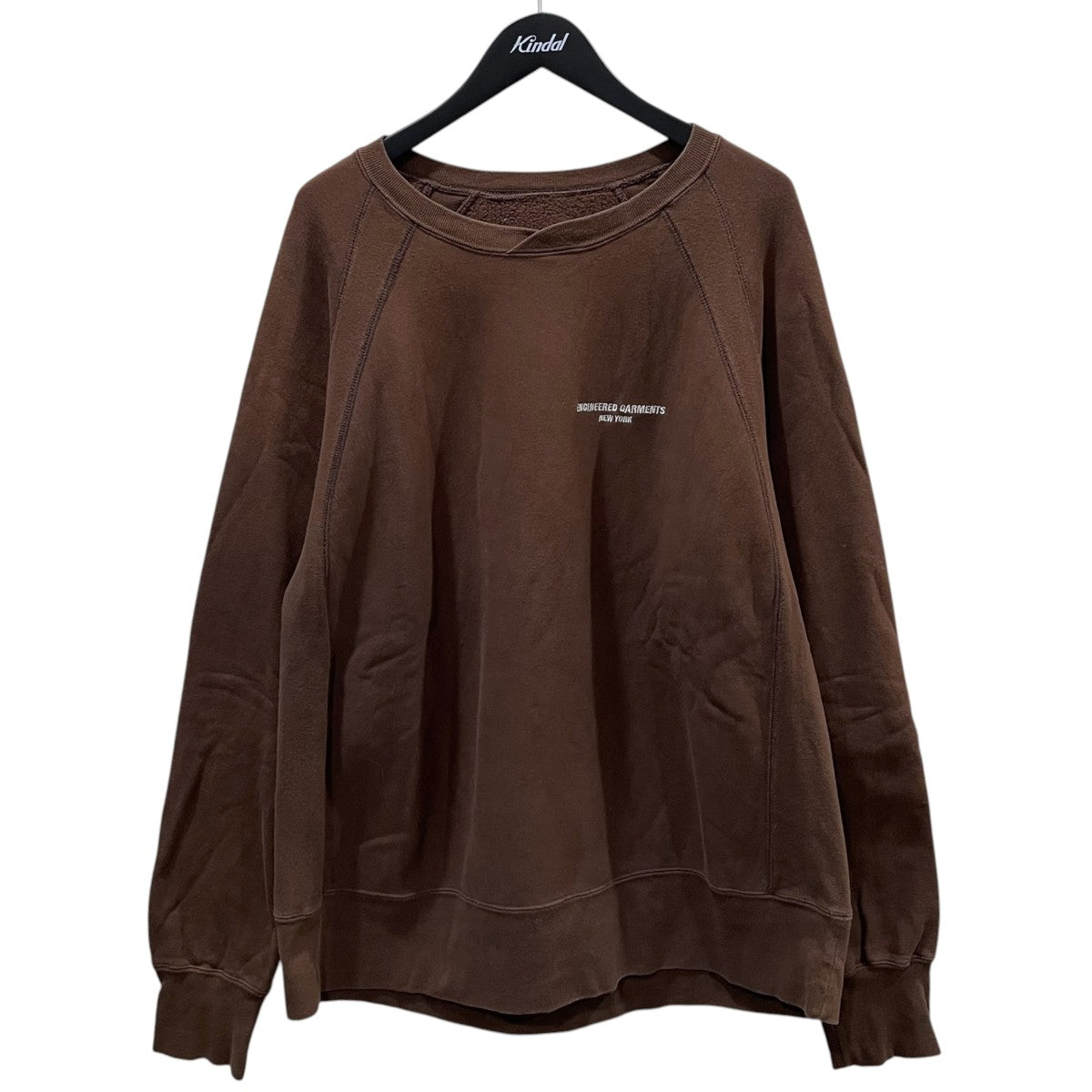 21AW ロゴ刺繍スウェットトレーナー Raglan Crew With Embroidery ラグラン クルー ウィズ エンブロイダリー