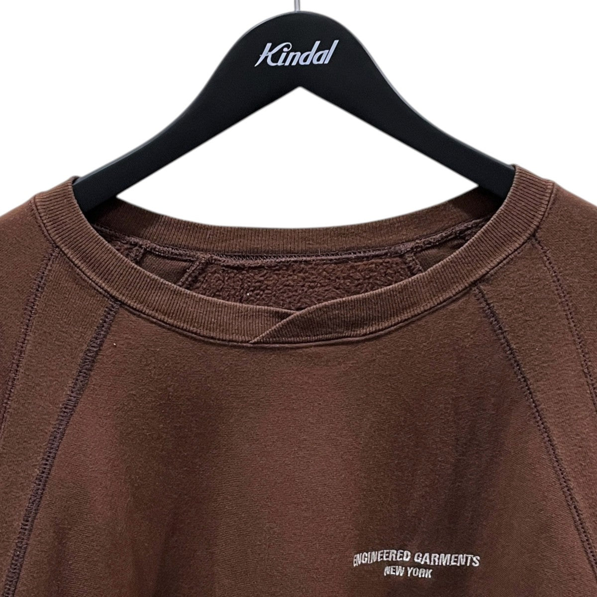 21AW ロゴ刺繍スウェットトレーナー Raglan Crew With Embroidery ラグラン クルー ウィズ エンブロイダリー