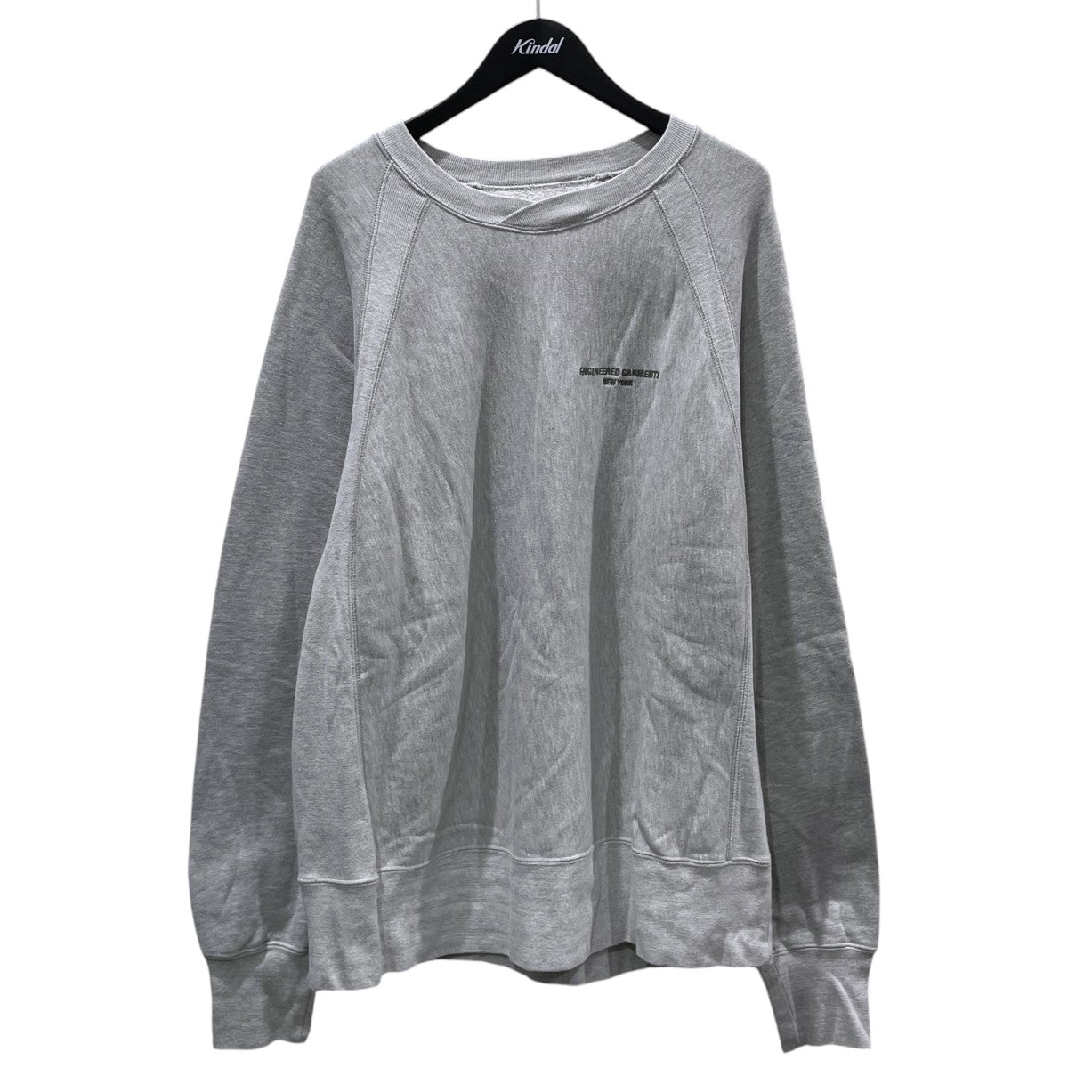 21AW ロゴ刺繍スウェットトレーナー Raglan Crew With Embroidery ラグラン クルー ウィズ エンブロイダリー