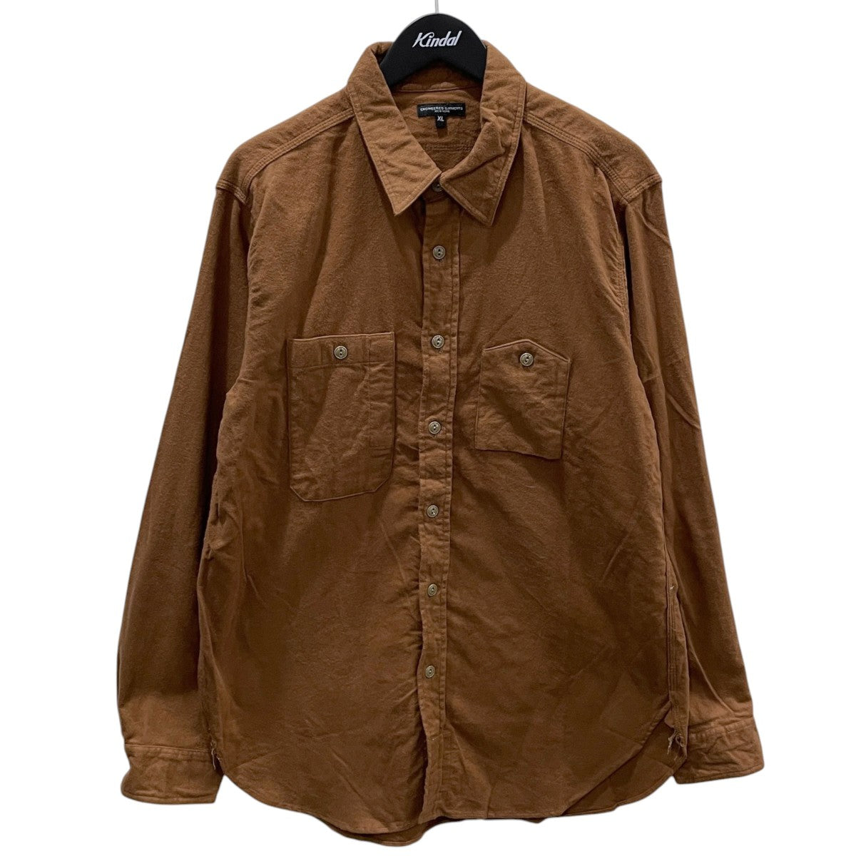 長袖シャツ Work Shirt - Chamois Cloth ワークシャツ - シャモアクロス