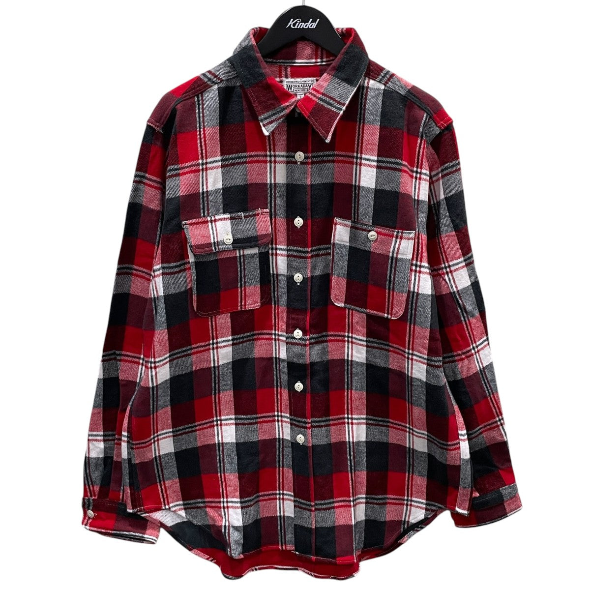 チェック柄フランネルシャツ Utility Shirt - Plaid Flannel ユーティリティーシャツ - プレイド フランネル