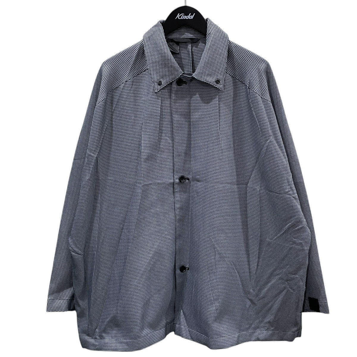 N．HOOLYWOOD 24SS ハウンドトゥースチェック柄シャツジャケット 千鳥格子総柄シャツブルゾン 2241-C003-002 古着・中古-1枚目のアイテム画像