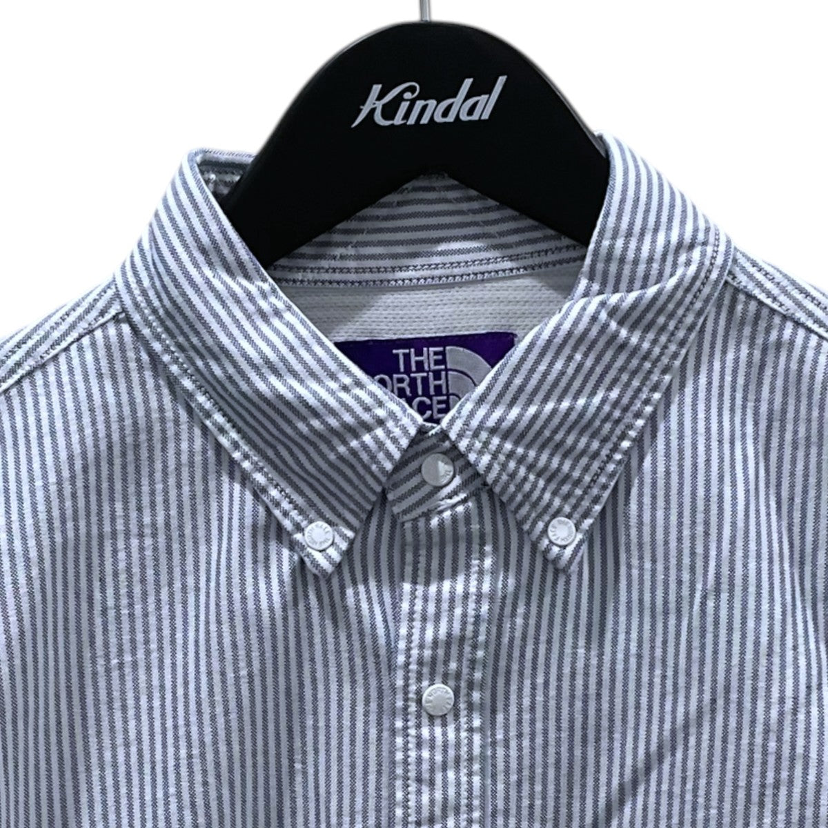 ストライプ柄ボタンダウンシャツ Cotton Polyester Stripe OX B．D． Shirt コットンポリエステル ストライプオックス ボタンダウンシャツ NT3253N