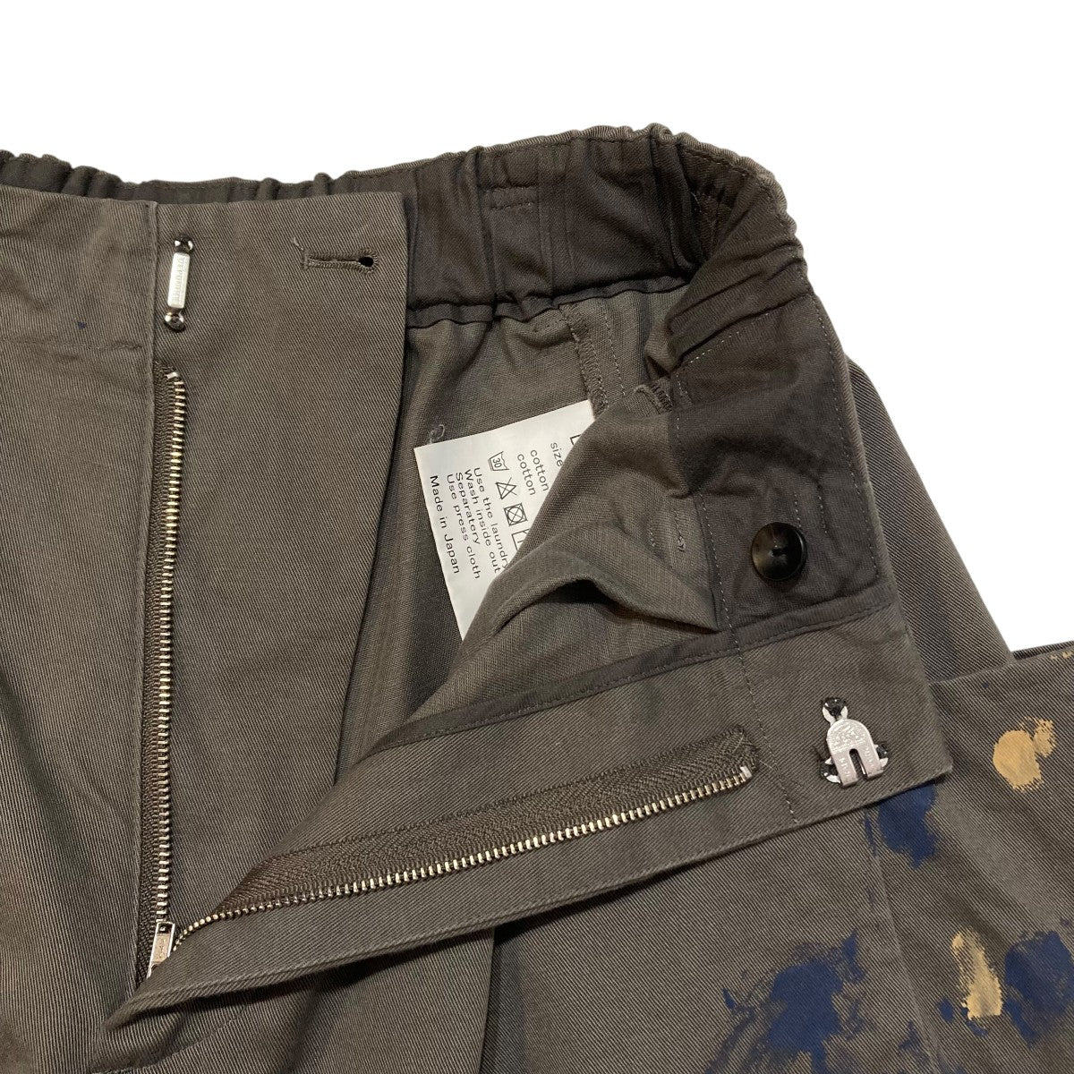 Dulcamara ペイント加工ペイントパンツ 古着・中古-4枚目のアイテム画像