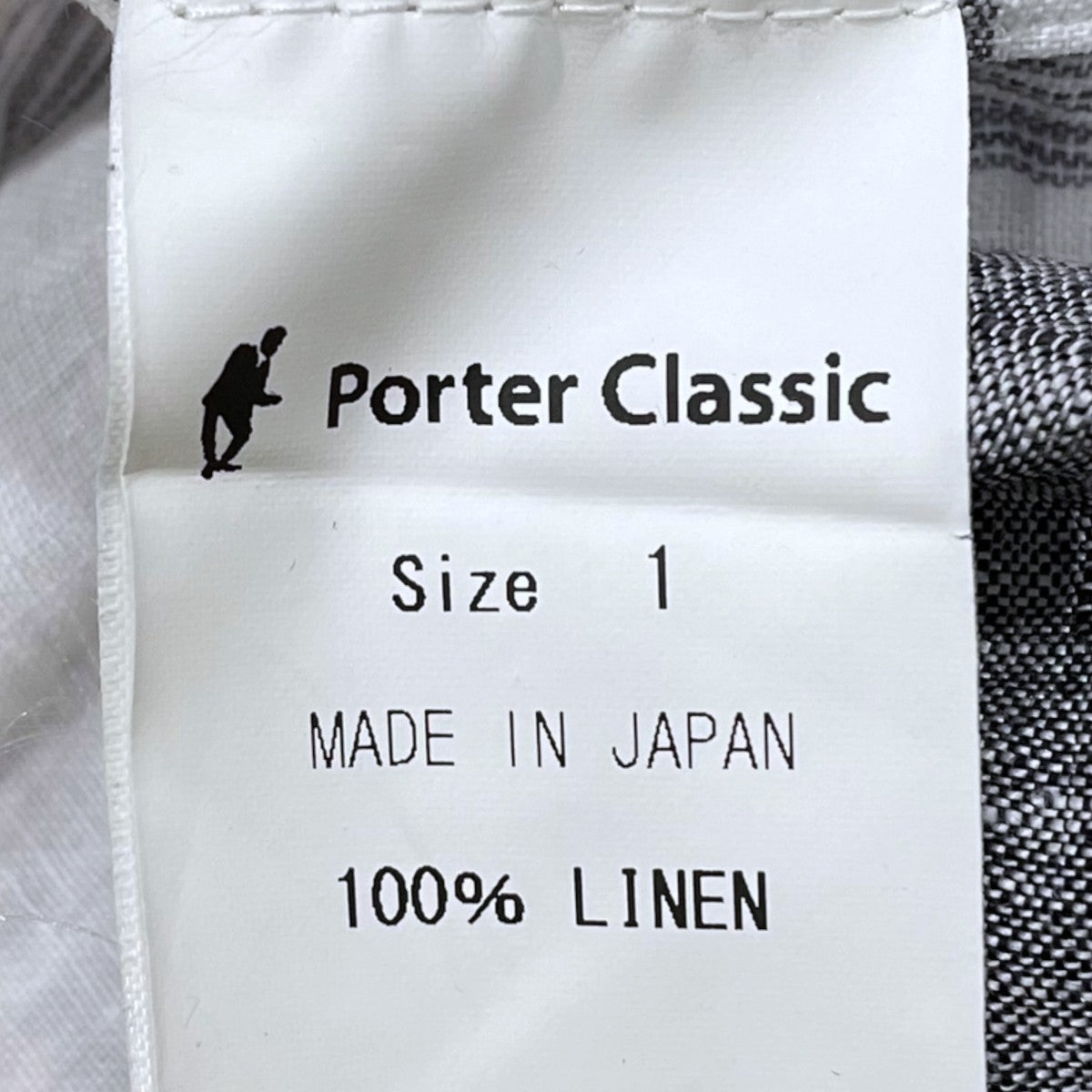 Porter Classic チェック柄半袖リネンシャツ BEAT WRITER SHIRT (LEGGIUNO GHIBLI SOFT LINEN) ビートライターシャツ PC-016-1860 古着・中古-5枚目のアイテム画像
