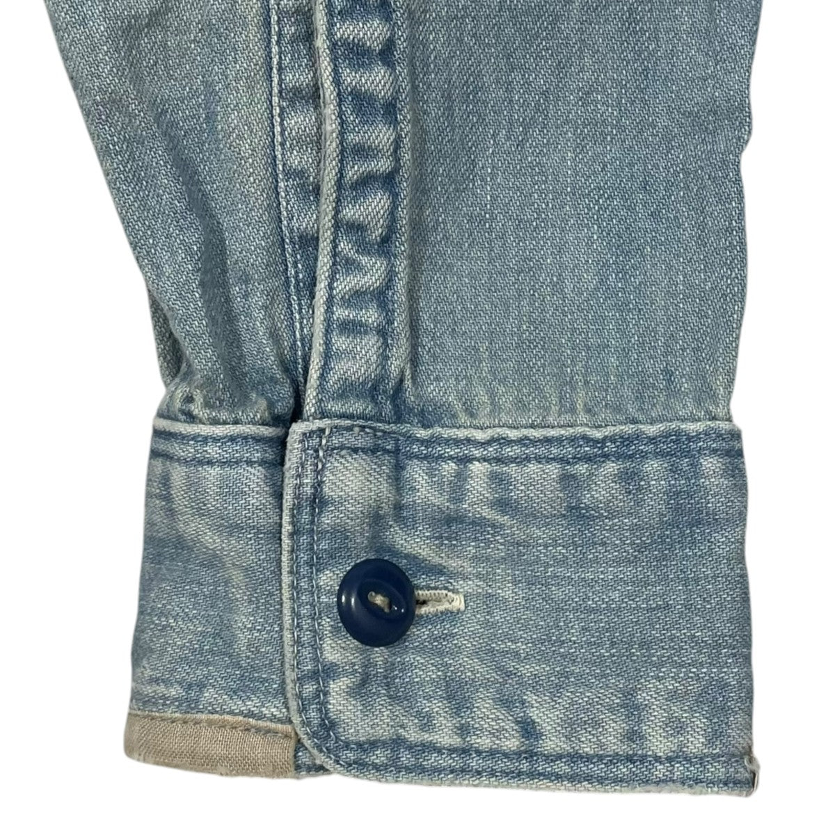 KAPITAL KOUNTRY デニムパッチワークシャツ 古着・中古-4枚目のアイテム画像