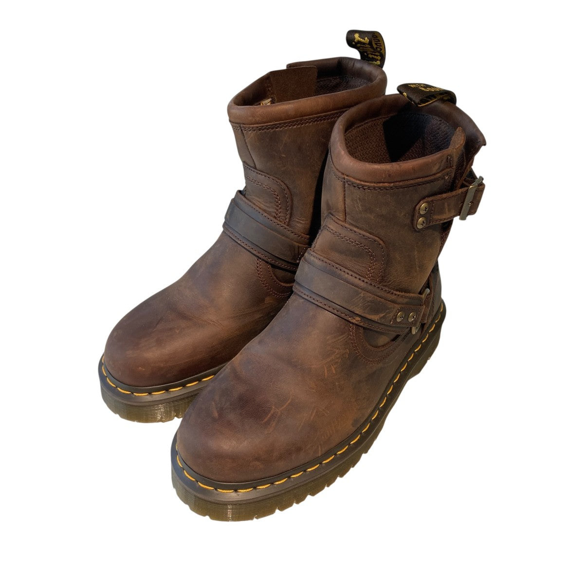 Dr．Martens ANISTONE HARNESS アンクルブーツ 古着・中古-1枚目のアイテム画像