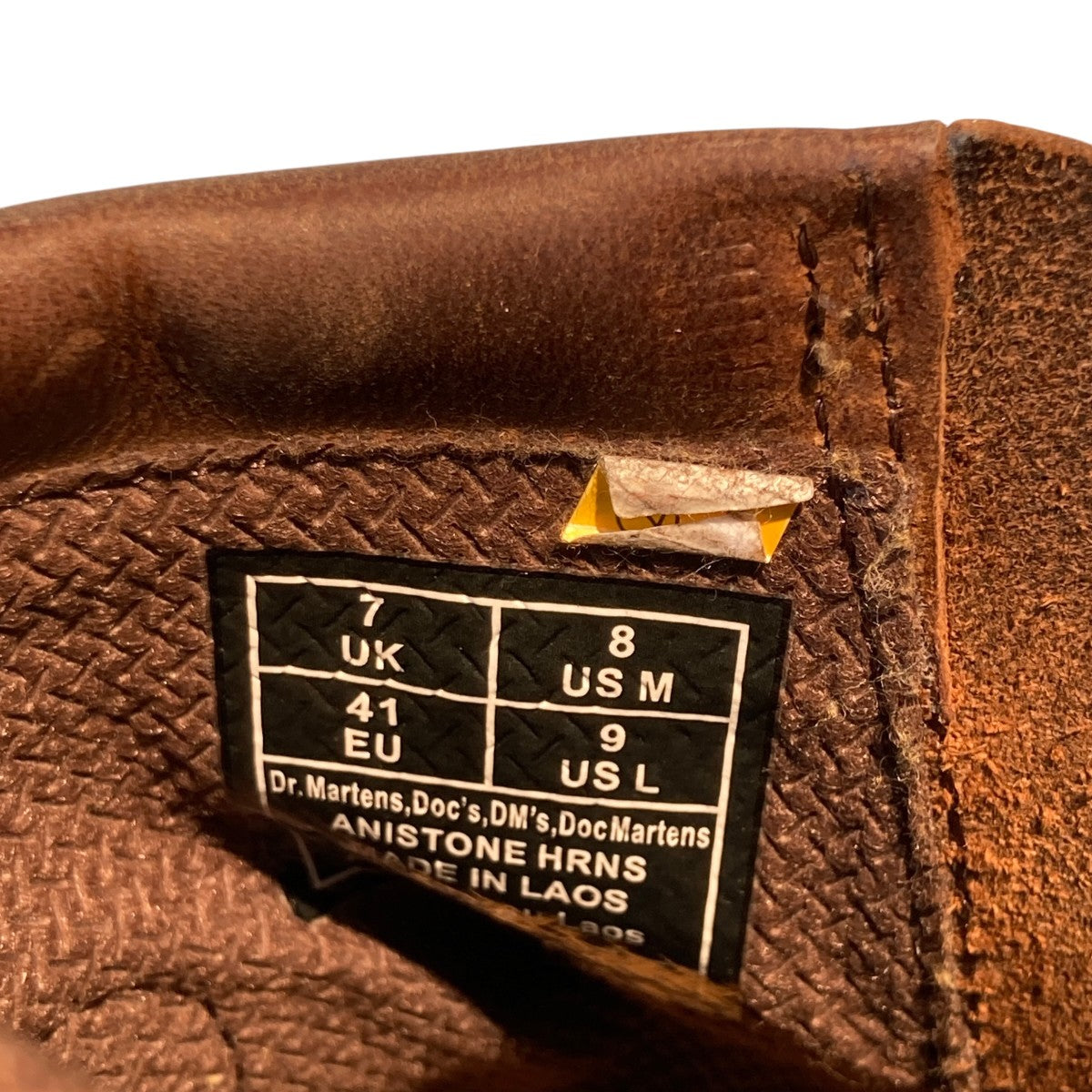 Dr．Martens ANISTONE HARNESS アンクルブーツ 古着・中古-6枚目のアイテム画像
