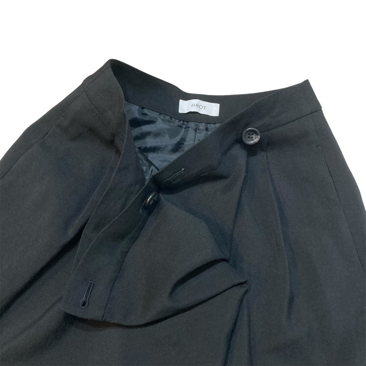 IIROT Wool Cross pantsウールクロスパンツ023-023-WP72 古着・中古-3枚目のアイテム画像