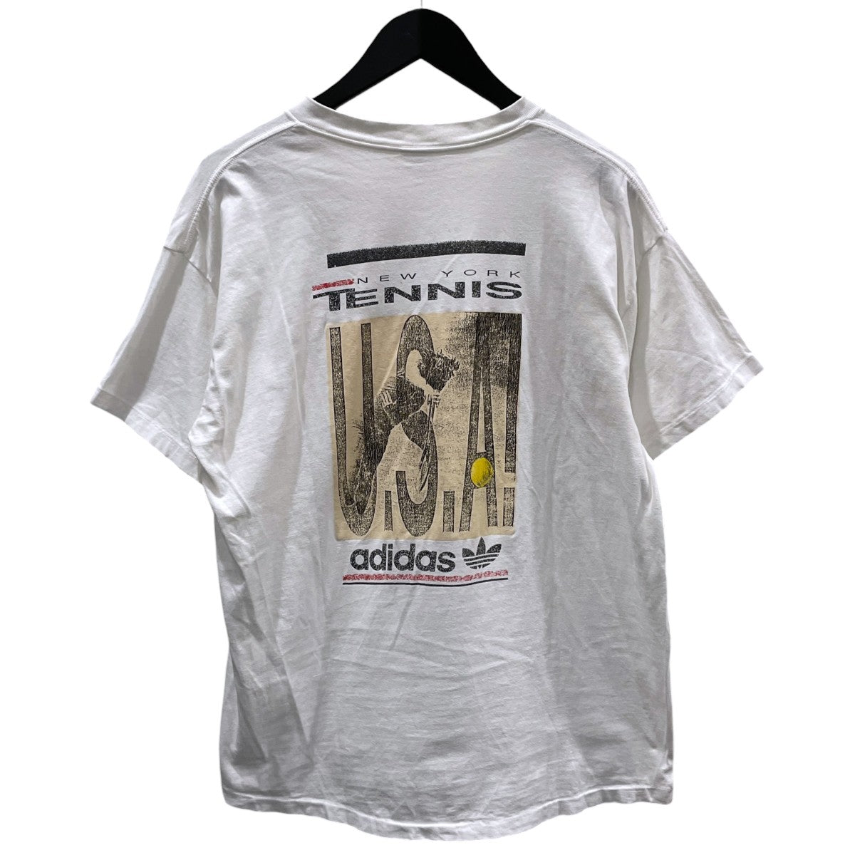 80s プリントTシャツ NEW YORK TENNIS 白タグ MADE IN USA