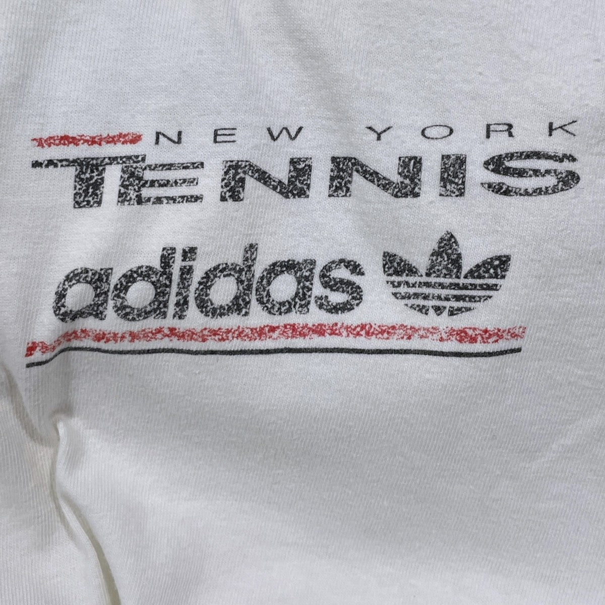 80s プリントTシャツ NEW YORK TENNIS 白タグ MADE IN USA