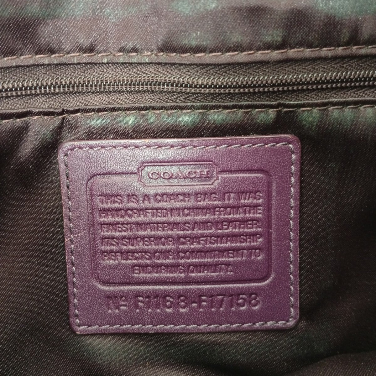 COACH ショルダーバッグF1168-F17158 古着・中古-8枚目のアイテム画像