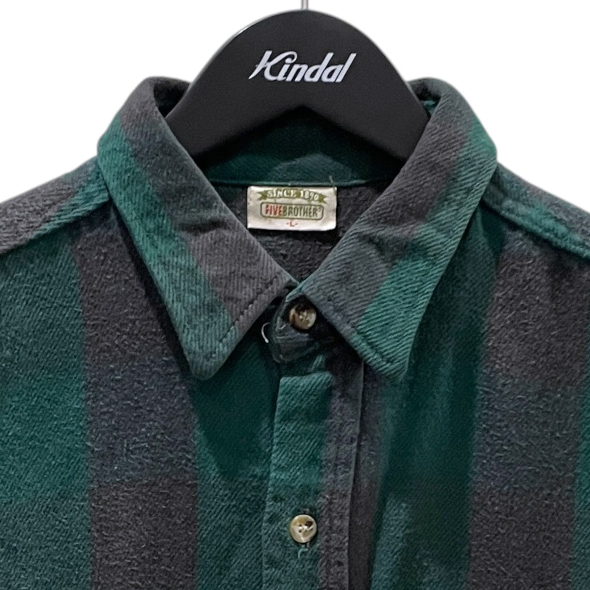 90s チェック柄シャツ HEAVY FLANNEL SHIRT ヘビーフランネルシャツ 4032