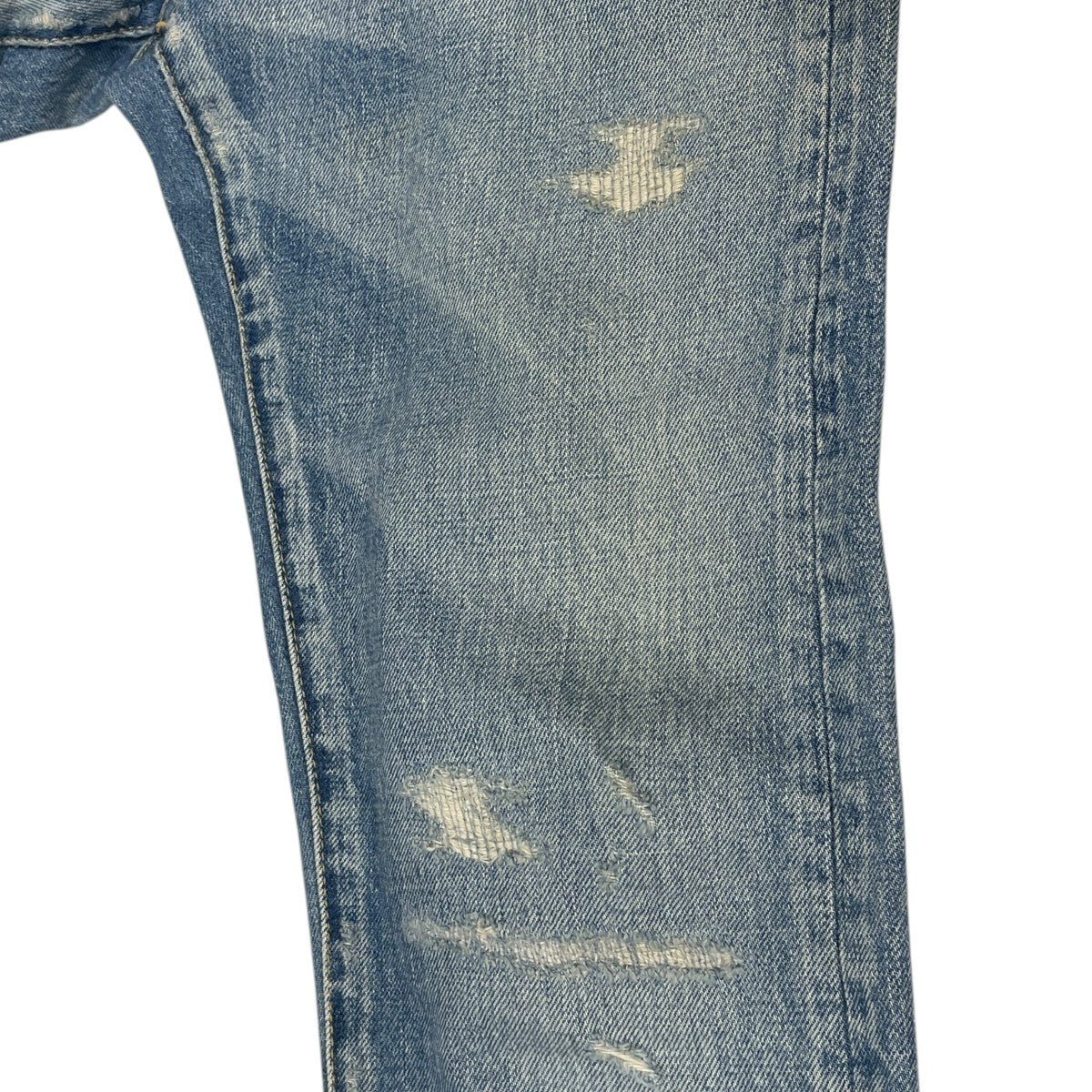17SS 加工デニムパンツ SLIM DENIM PANTS スリムデニムパンツ 2520600166