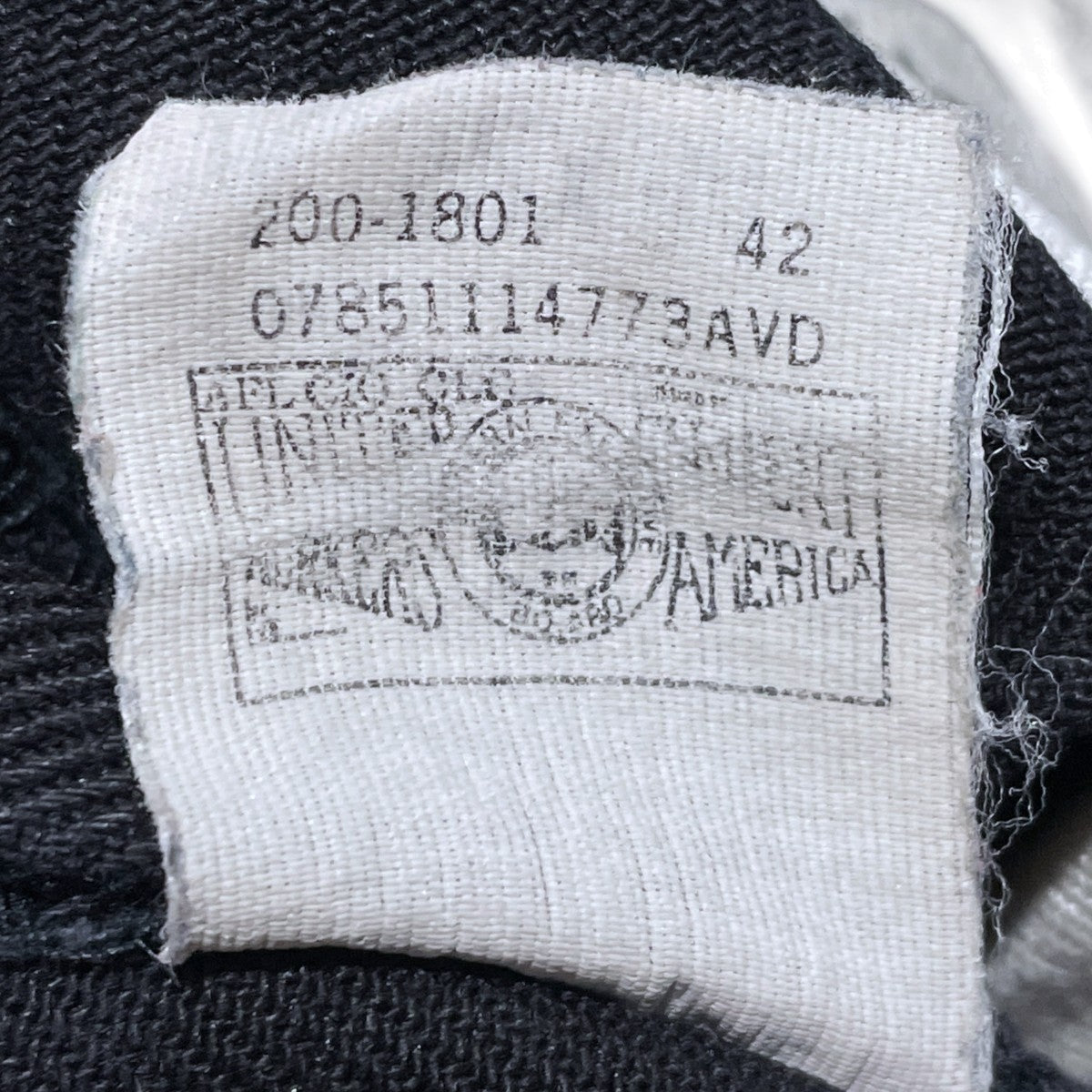80s ツイルパンツ BLACK TWILL ブラックツイル 200-1801