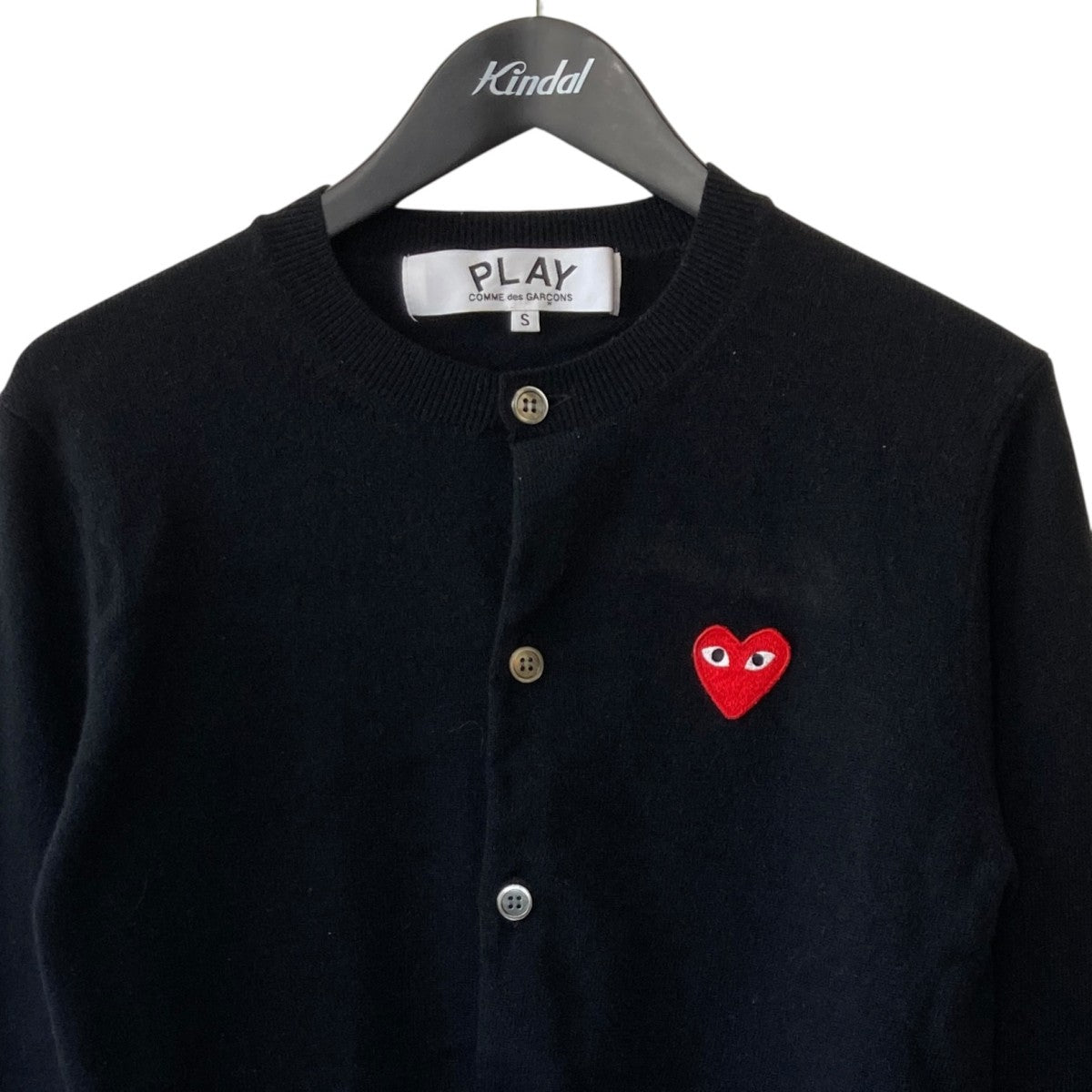 PLAY COMME des GARCONS カーディガンAX-N007 古着・中古-2枚目のアイテム画像