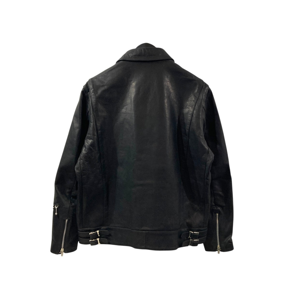JAMES GROSE×marka HORSE LEATHER ／ライダースレザージャケット 古着・中古-2枚目のアイテム画像