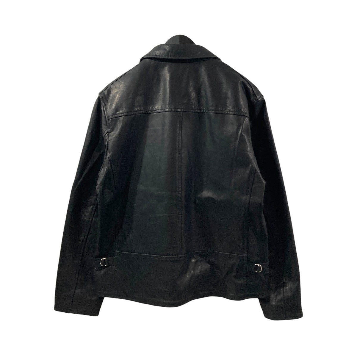 JAMES GROSE HORSE LEATHER ／ｼﾝｸﾞﾙレザージャケット 古着・中古-2枚目のアイテム画像