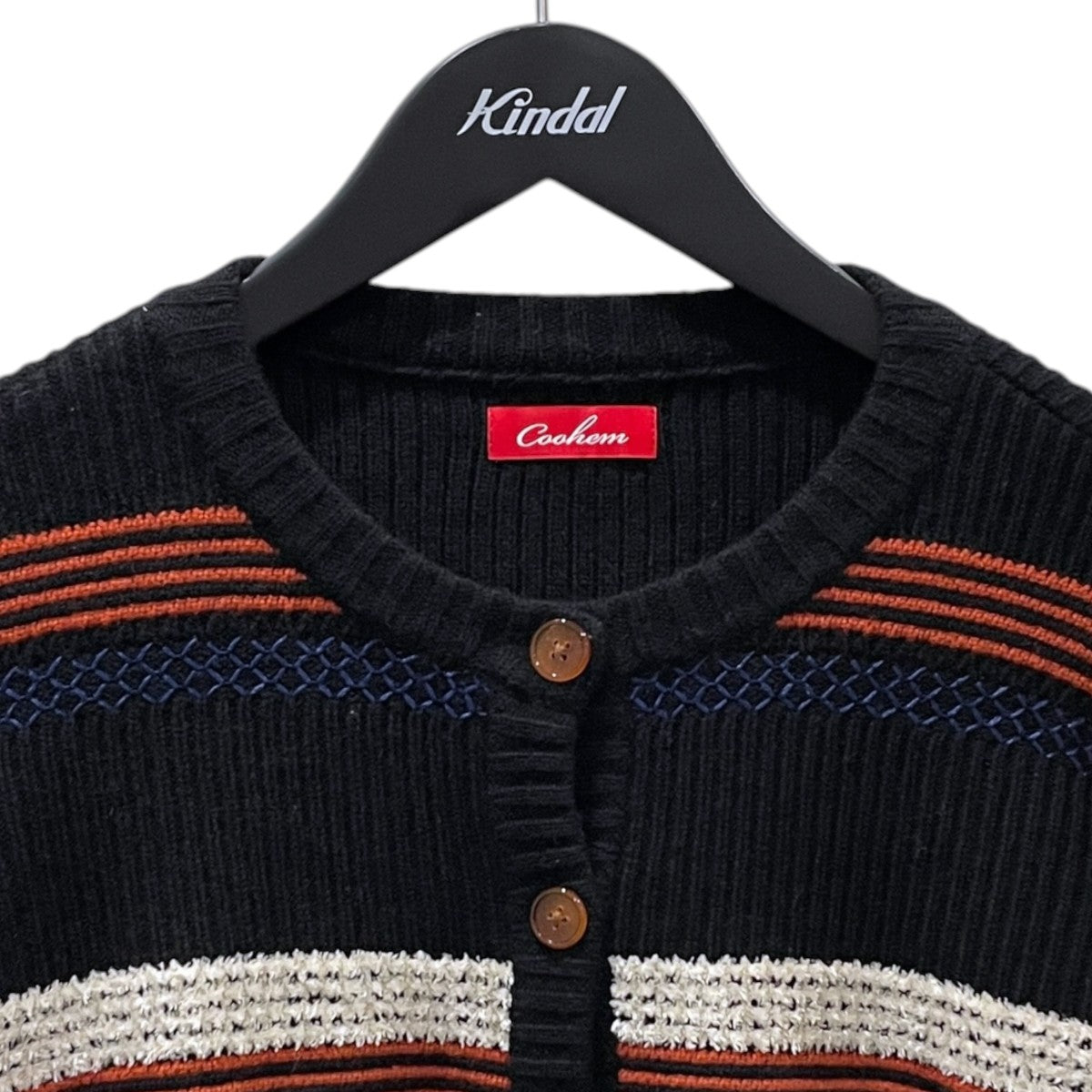 16AW ストライプニットカーディガン STRIPE KNIT CARDIGAN 10-164-013