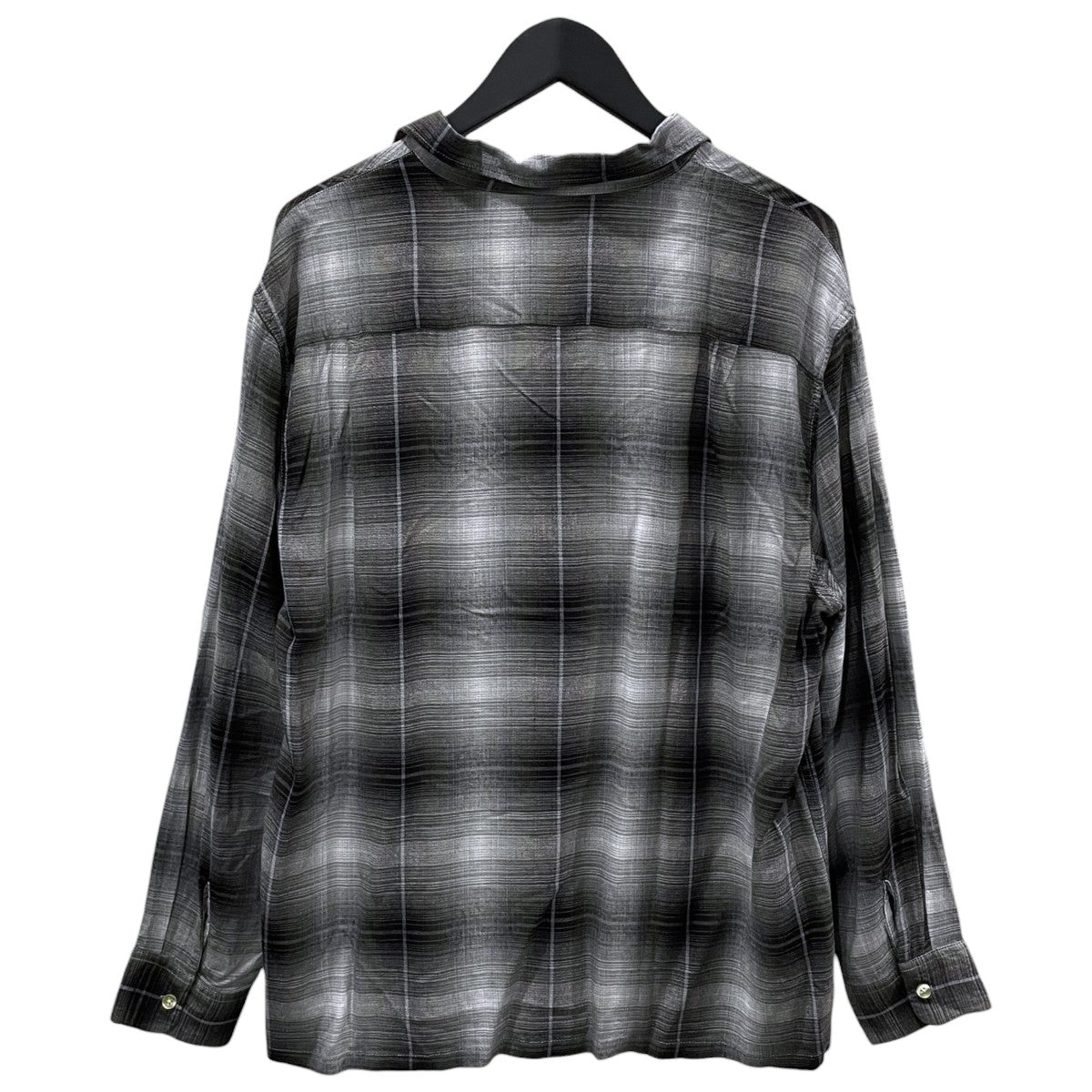 TOWN CRAFT 25AW チェック柄シャツ 60S OMBRE LOOP COLLAR SHIRTS オンブレチェック ループカラーシャツ TC25F02300 古着・中古-2枚目のアイテム画像