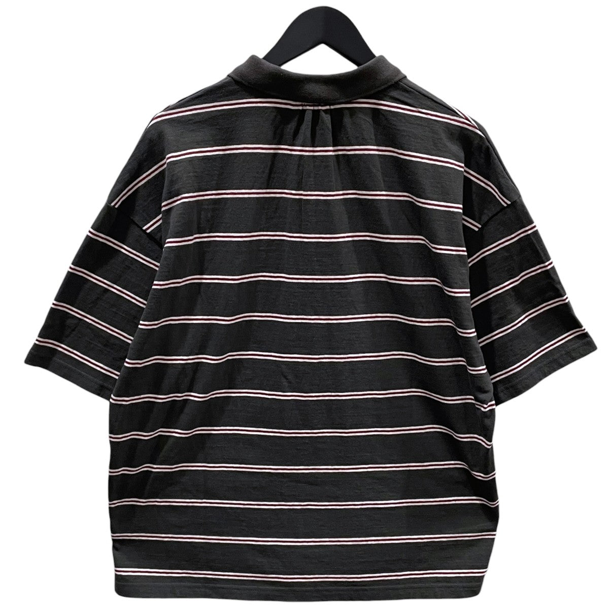 refomed 26SS ボーダー柄半袖ポロシャツ OLD MAN POLO BORDER オールドマンポロ ボーダー RECU-064 古着・中古-2枚目のアイテム画像