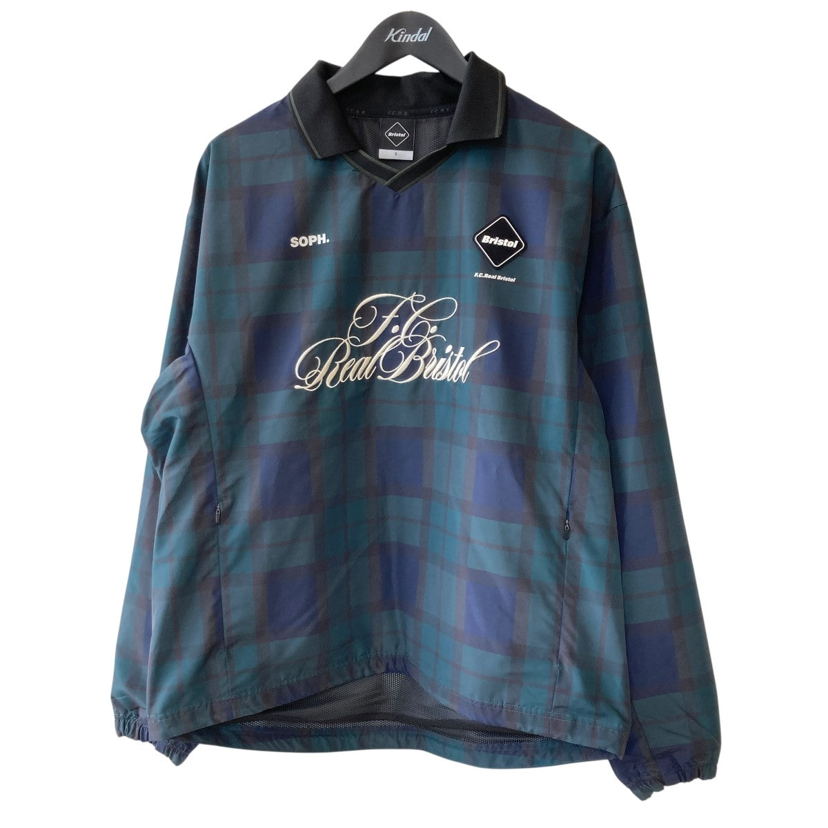 F．C．R．B． PLAID PRACTICE POLO COLLAR PISTEチェックブルゾンFCRB-260029 古着・中古-1枚目のアイテム画像