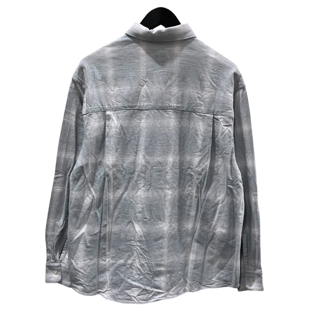 オンブレチェック柄長袖シャツ Ombre Check Shirt 4020700190