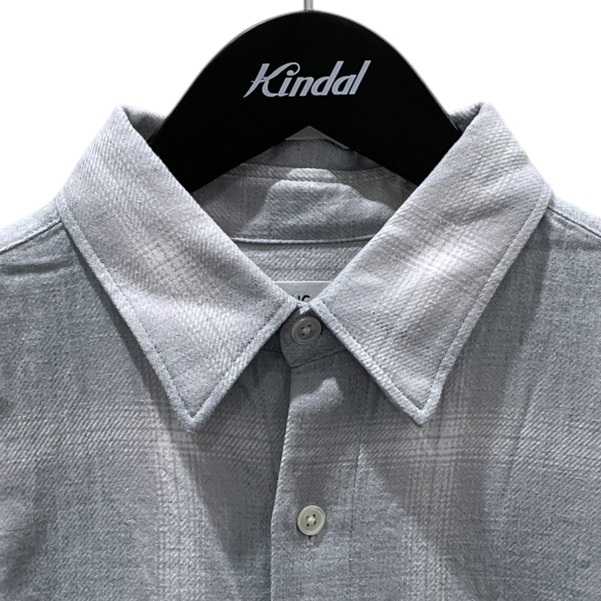 オンブレチェック柄長袖シャツ Ombre Check Shirt 4020700190