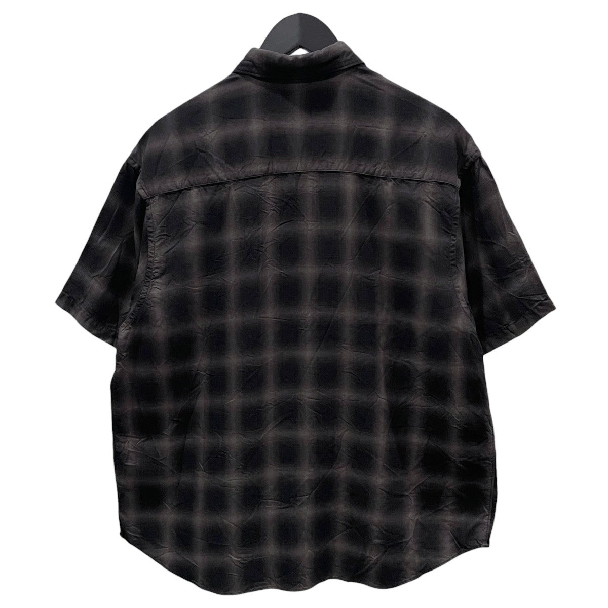 26SS オンブレチェック柄半袖シャツ Tencel Ombre Check Short Sleeve Shirt テンセル オンブレチェック ショートスリーブシャツ 4320700223