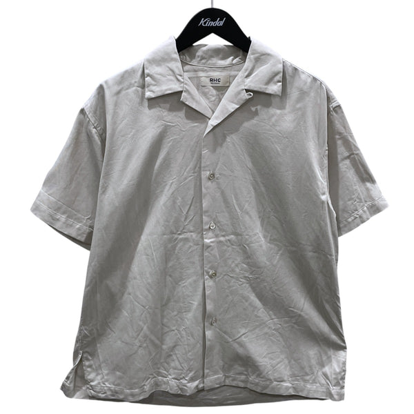 美品 ロンハーマン RHC 加工 コットンツイル 半袖 シャツ グレー bd RHC Ron Herman(アールエイチシー ロンハーマン) 26SS 半袖シャツ