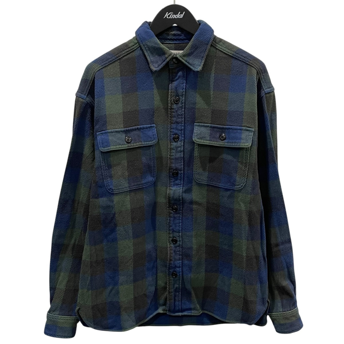 25AW チェック柄シャツ Kersey Check Shirt カルゼチェックシャツ 4220700248