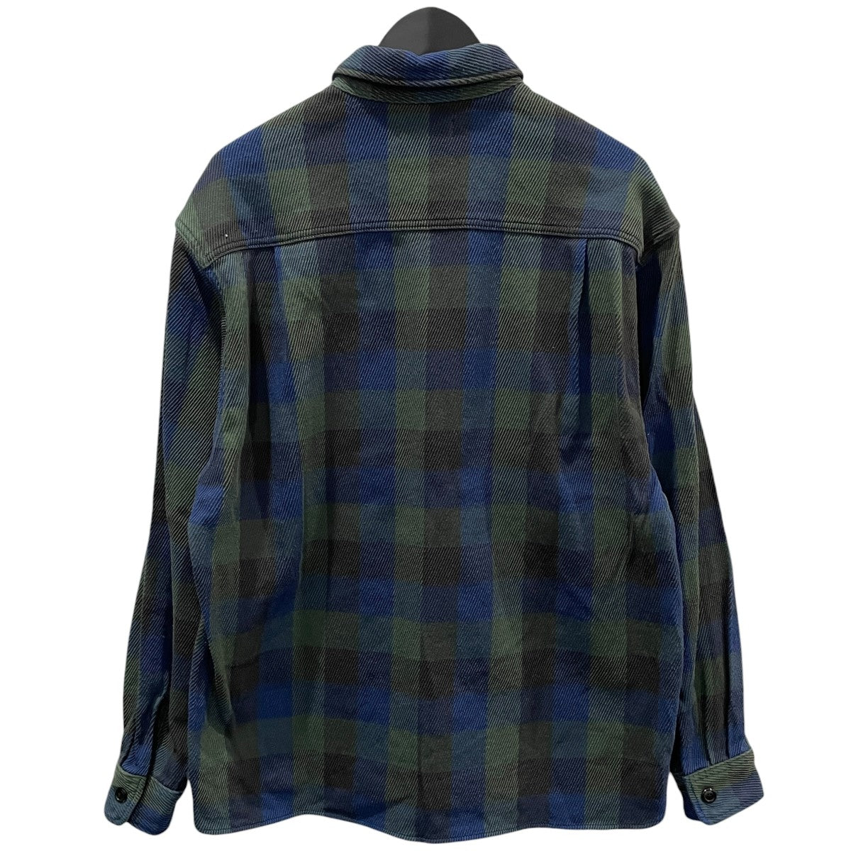 25AW チェック柄シャツ Kersey Check Shirt カルゼチェックシャツ 4220700248