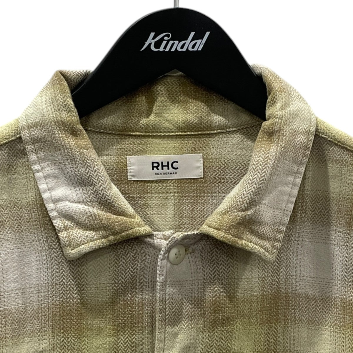 26SS オンブレチェック柄長袖シャツ Herringbone Ombre Check Shirt ヘリンボーン オンブレチェック シャツ 4320700076