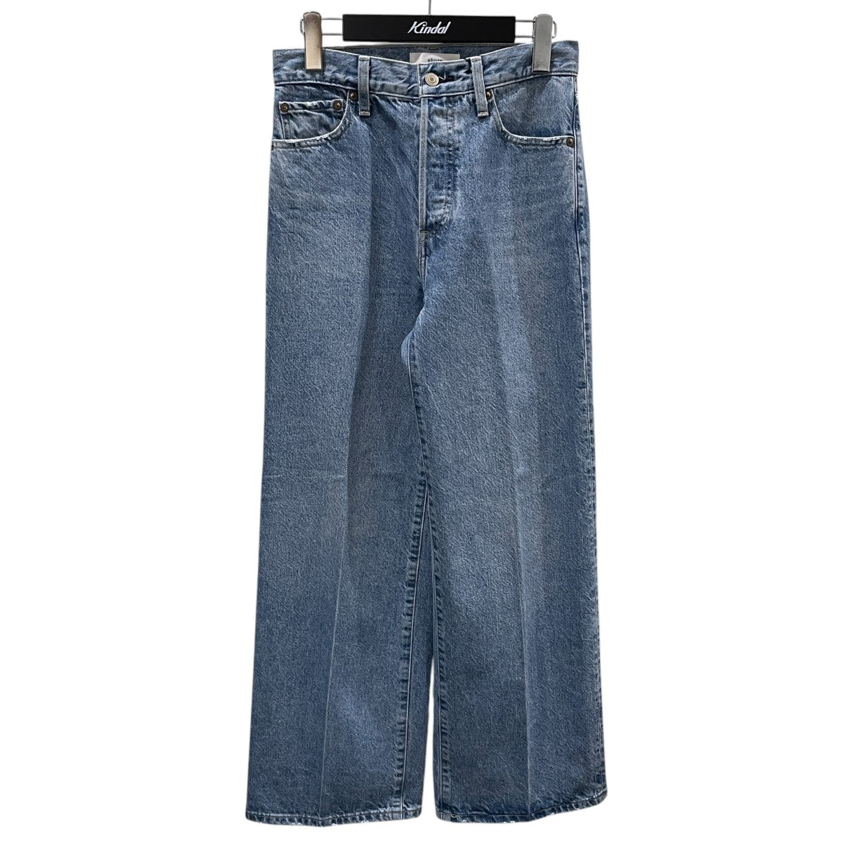 ウォッシュドデニム ワイドストレートパンツ Washed Denim Wide Straight Pant 9910600539