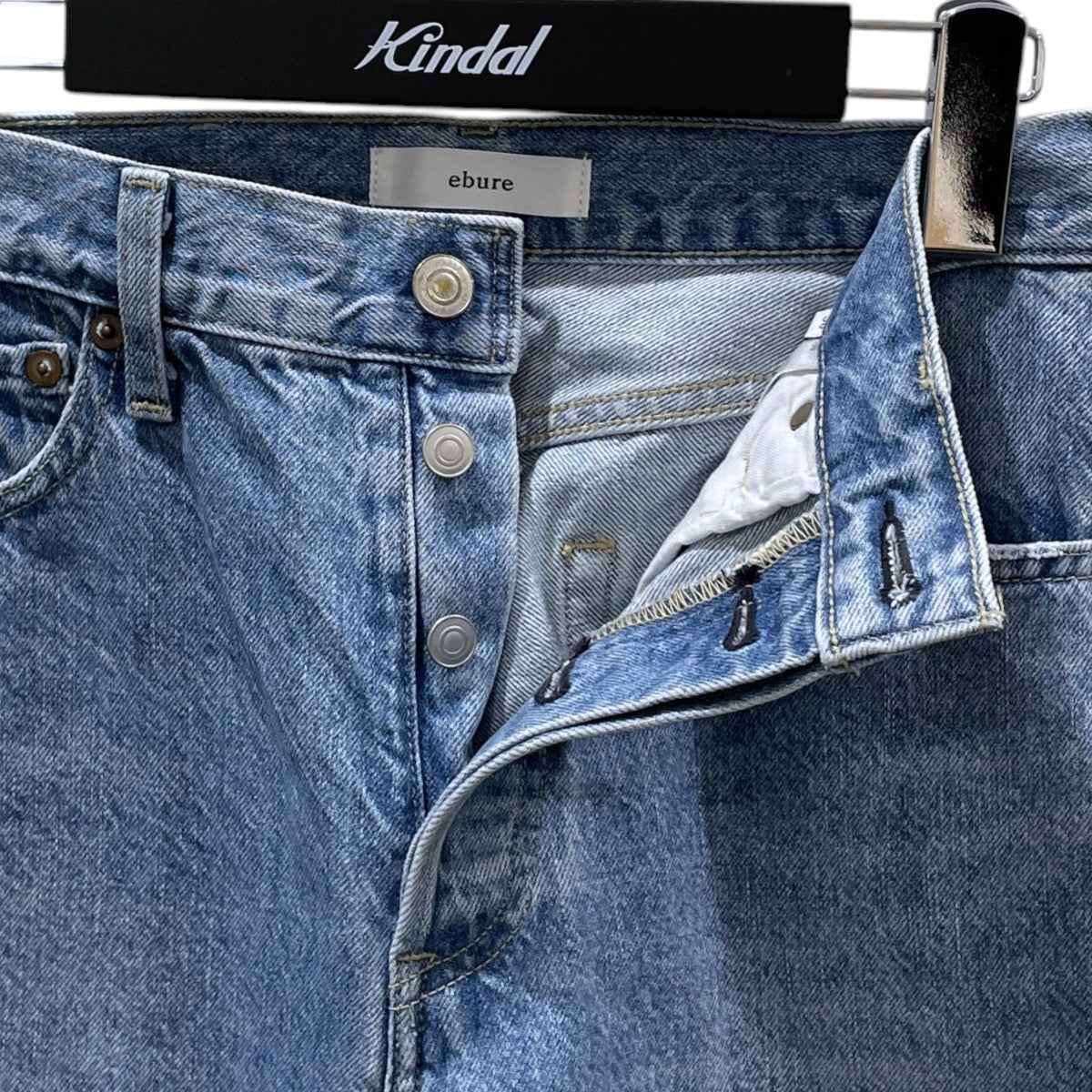 ウォッシュドデニム ワイドストレートパンツ Washed Denim Wide Straight Pant 9910600539
